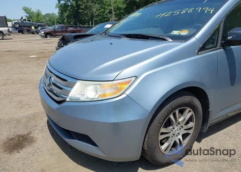 2011 Honda Odyssey Ex-L из США, поврежденный, VIN 5FNRL5H60BB051135